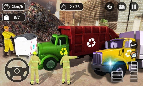 模拟垃圾车清洁游戏手机版下载图片1