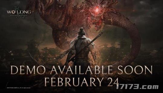 魂类游戏《卧龙：苍天陨落》试玩版将于2月24日多平台同步登陆