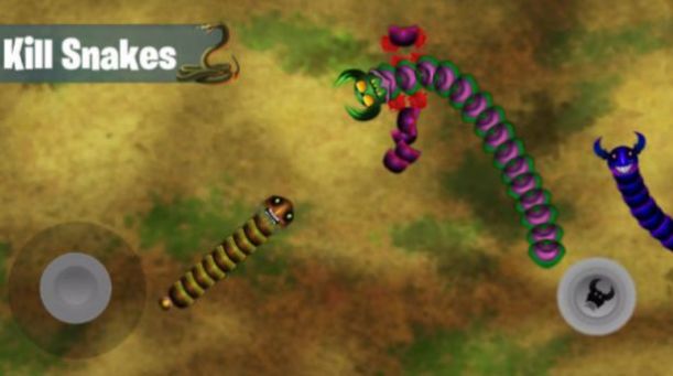 蛇岛蠕虫之战游戏官方版图片1