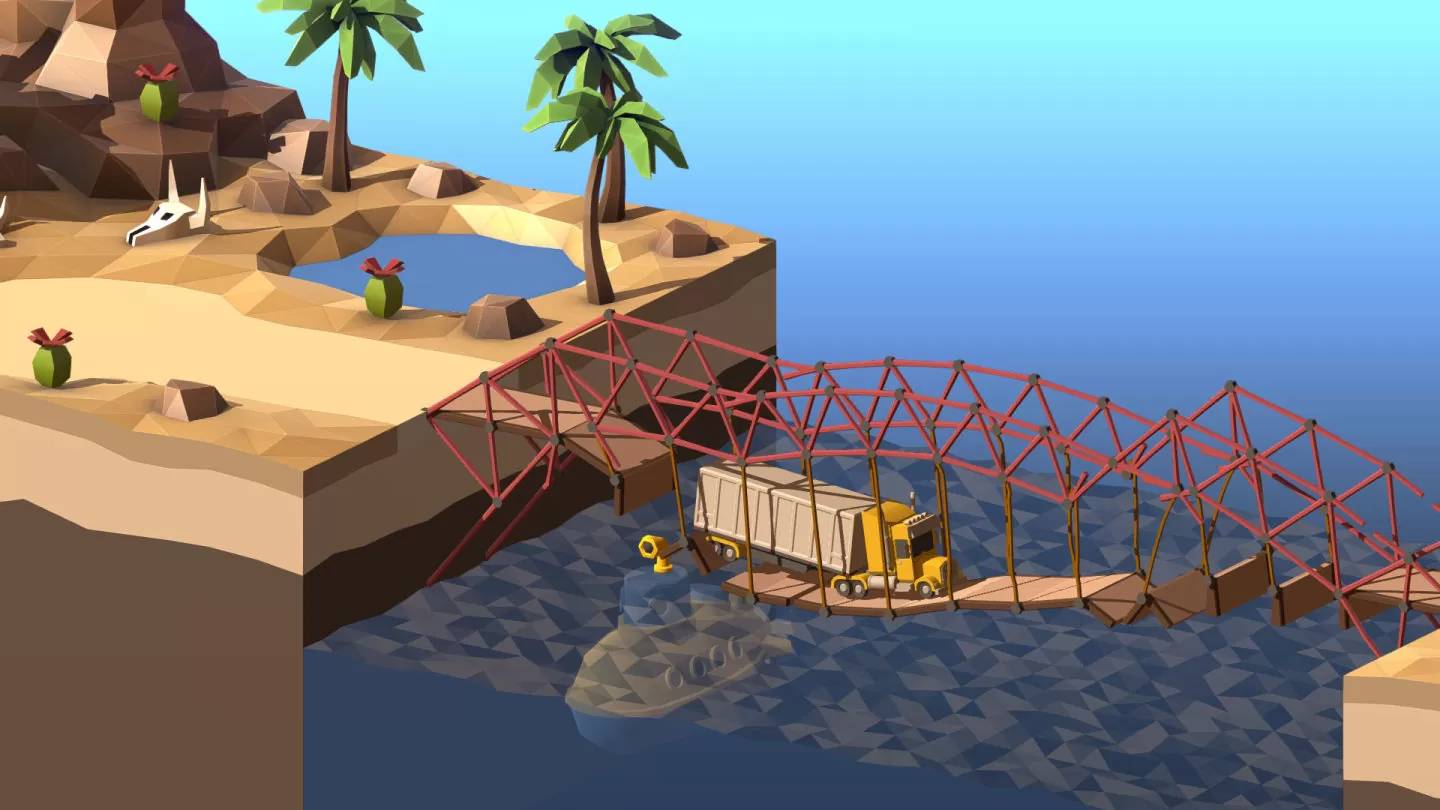 Poly Bridge 3游戏中文手机版（桥梁建造师3）图片1